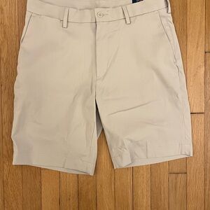 Ralph Lauren Men's Tan Flat Front Shorts